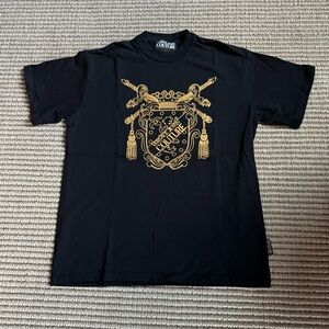 Versace  baroque crest T-shirt. Graphic is raised and in perfect condition.